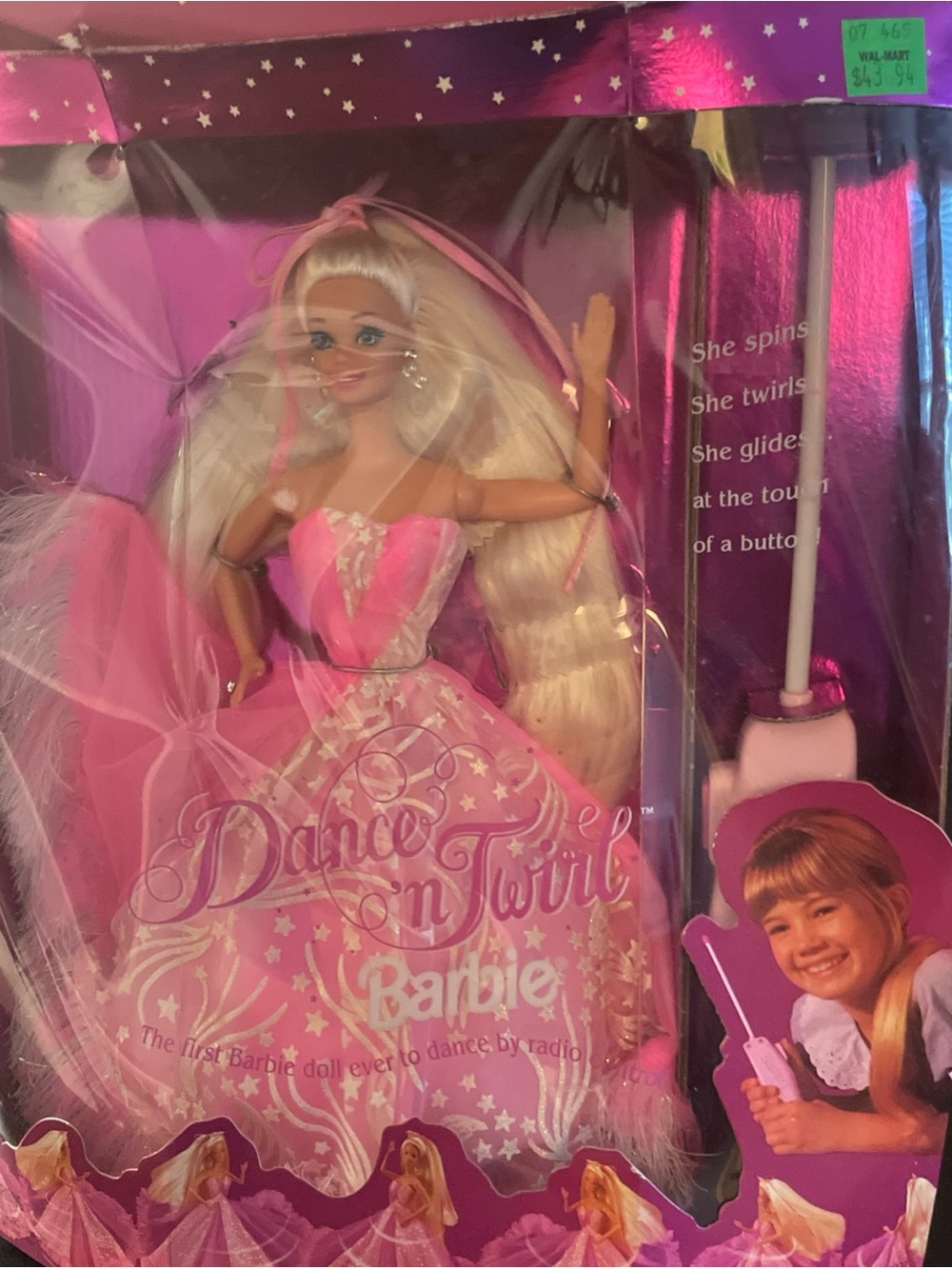 Barbie Pink Dance 'n Twirl Party Doll with Remote-Control